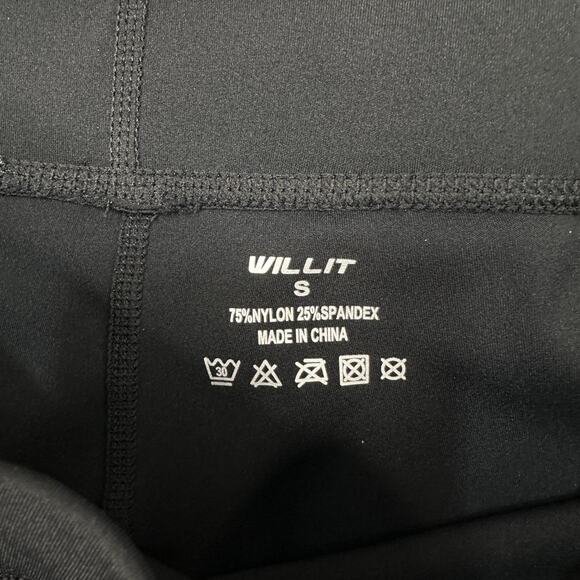 Willit Base Layer Pants Mens S Black Pull On Quick Dry Compression Yoga Legging - Picture 6 of 11